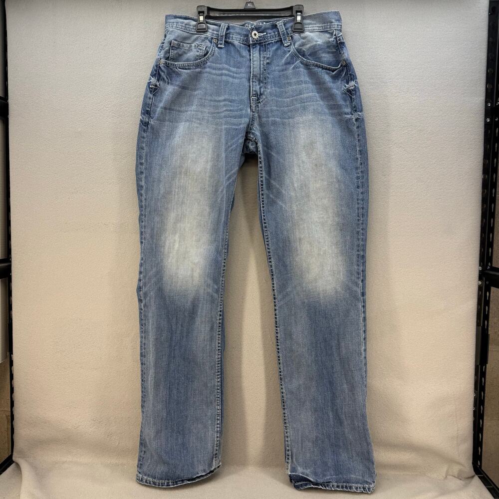 ReClaim Jeans By Buckle Men's 34x34 Blue Relaxed Straight Fit Preppy Normcore